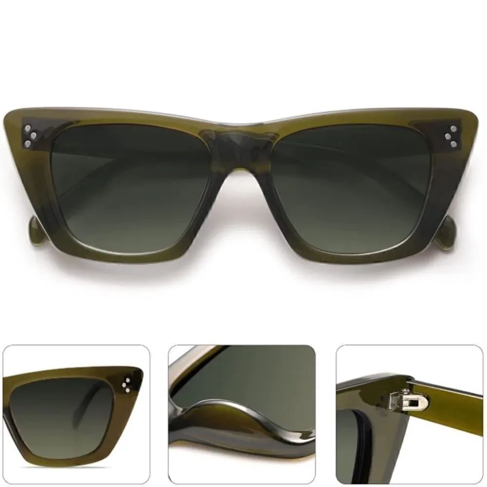 Retro cat eye Frame Sunglasses - Picture 2 of 3
